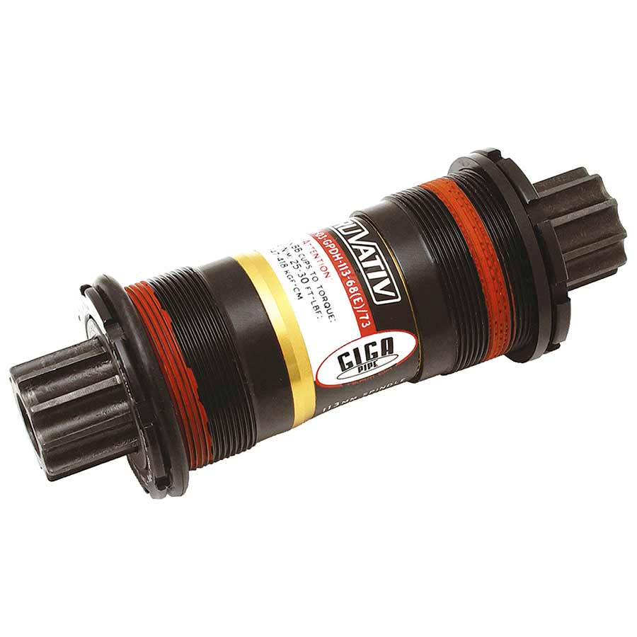 Truvativ, Giga Pipe DH, ISIS bottom bracket, BSA, 68/E/73mm, 113mm, Steel, Black, 00.6415.013.000