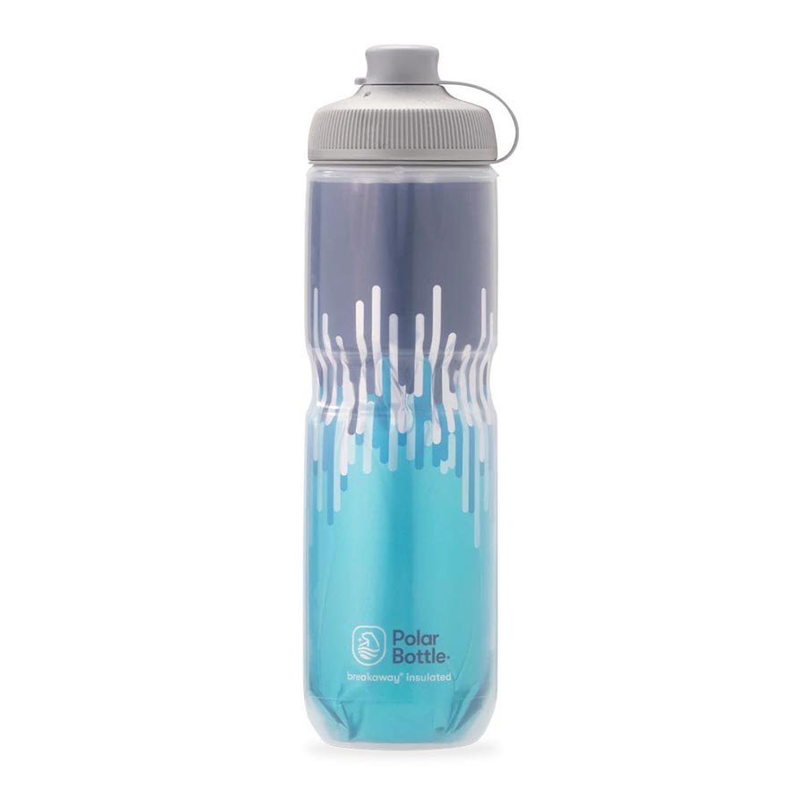 Polar Bottle, Breakaway Muck Insulated 24oz, Water Bottle, 710ml / 24oz, Slate Blue/Turquoise
