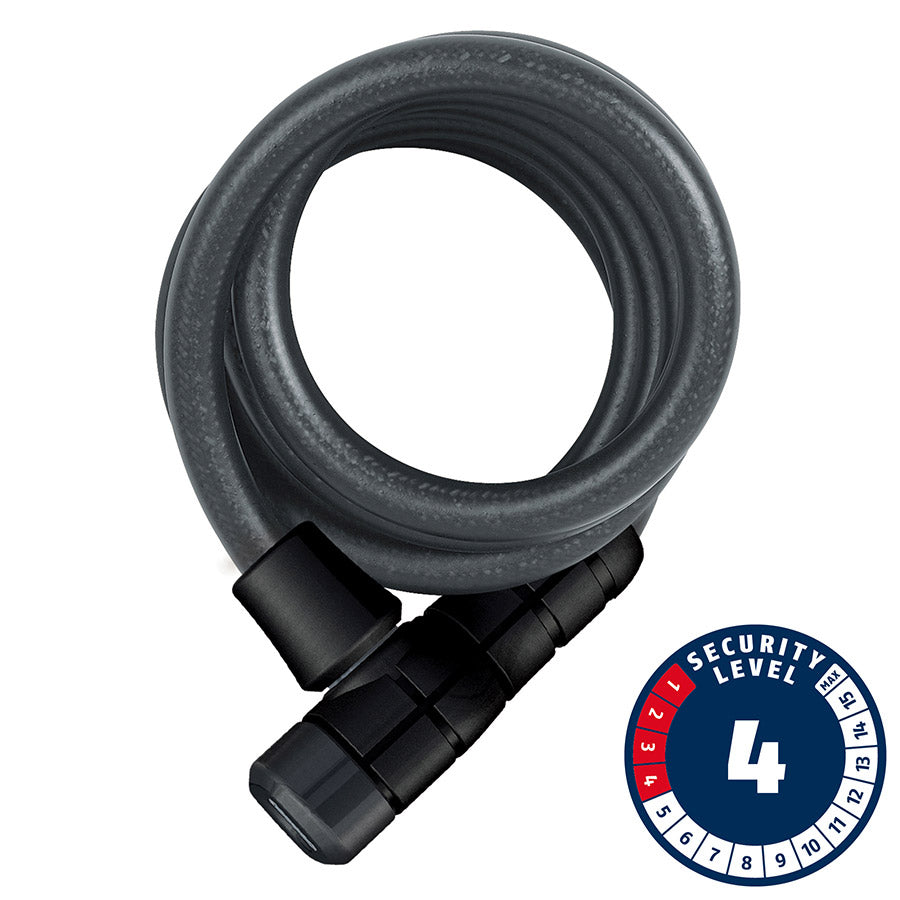 Cable with key lock Abus Booster 6512K,12mm x 180cm (12mm x 5.9')