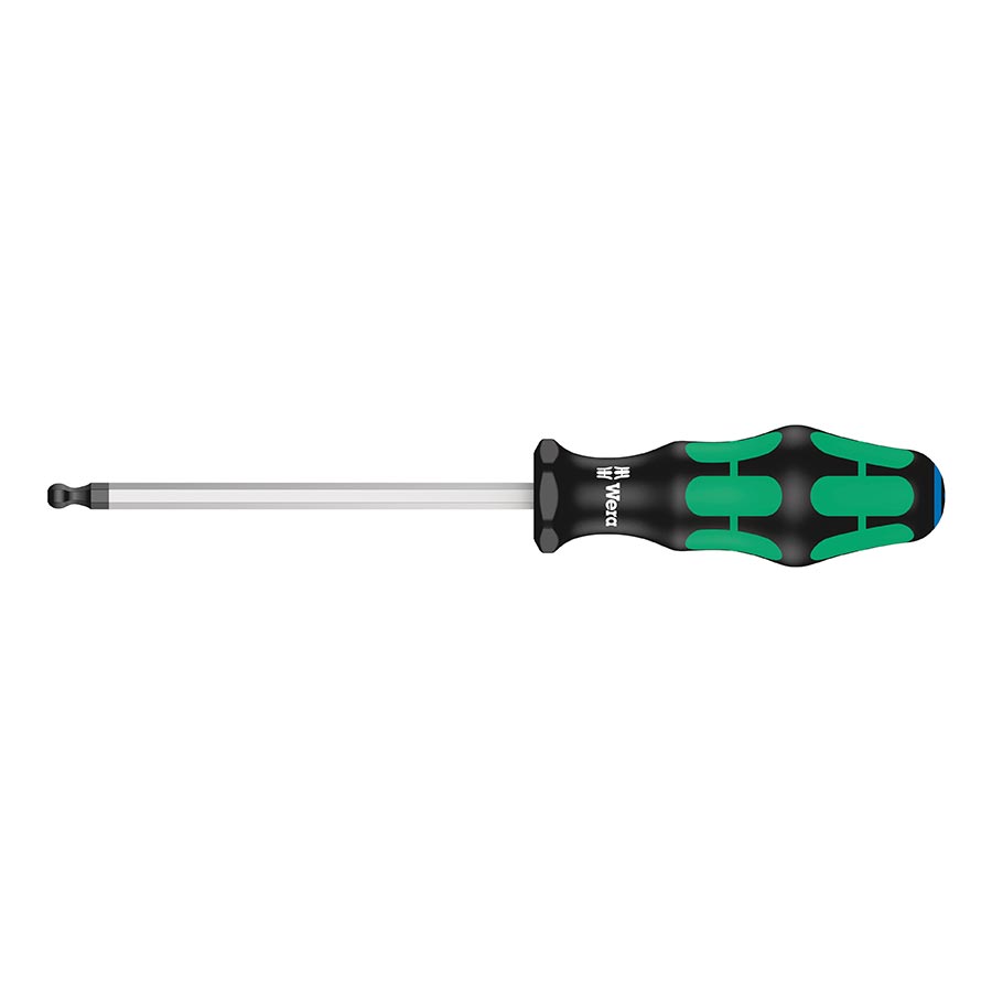 Wera, 352 Hex Ball End Screwdriver, Hex Wrench, Hex 6.0 x125mm, Metric