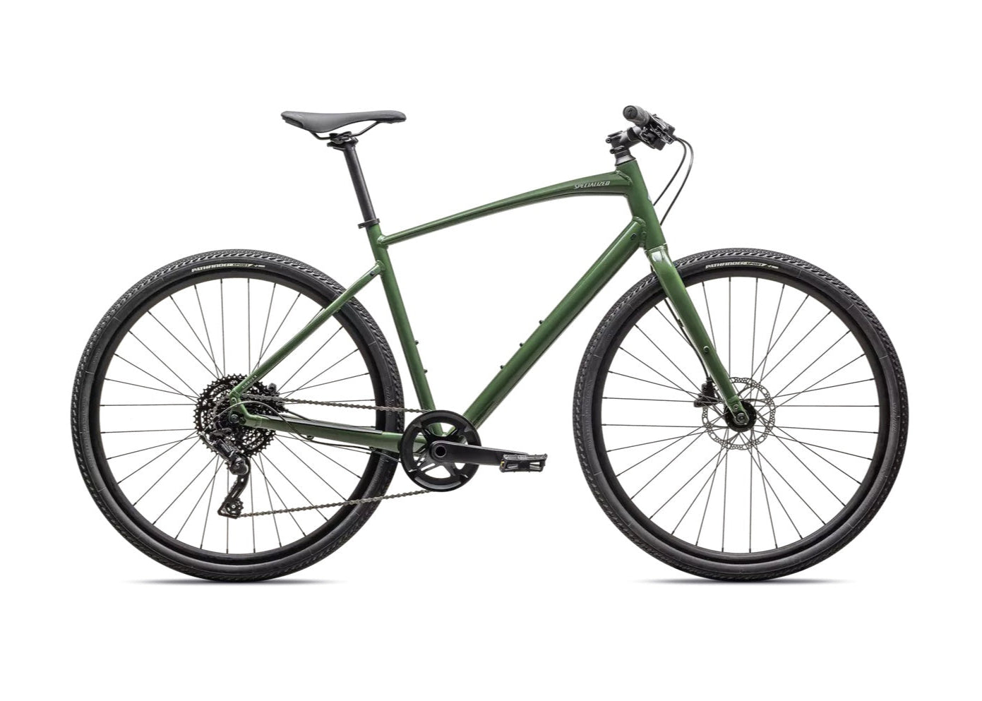 Specialized Sirrus X 3.0 shown in Gloss Cypress / Cool Grey Reflective