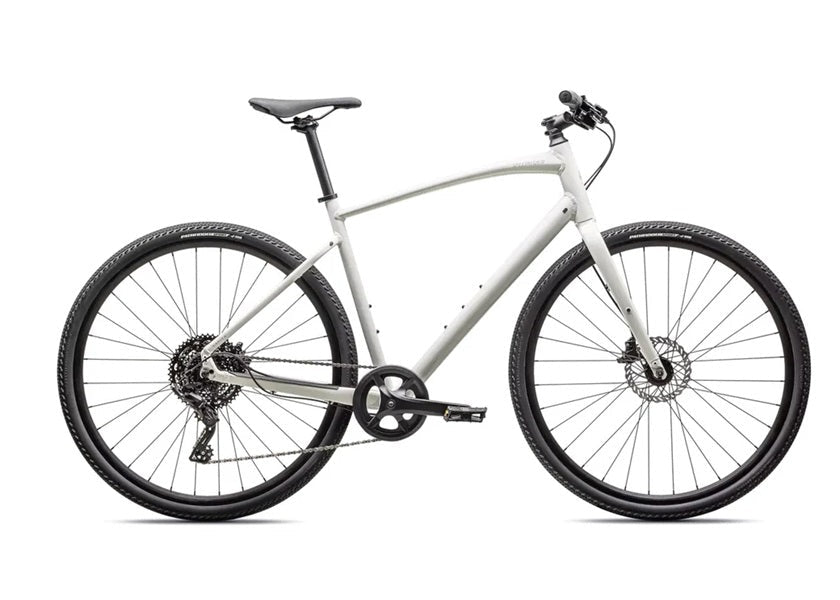 Specialized Sirrus X 2.0 shown in dune white.