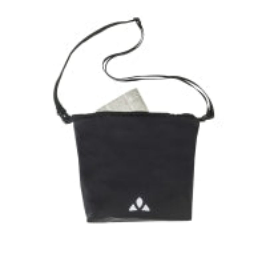 Vaude Aqua Box Light 4L Handlebar Bag in black shown unfolded