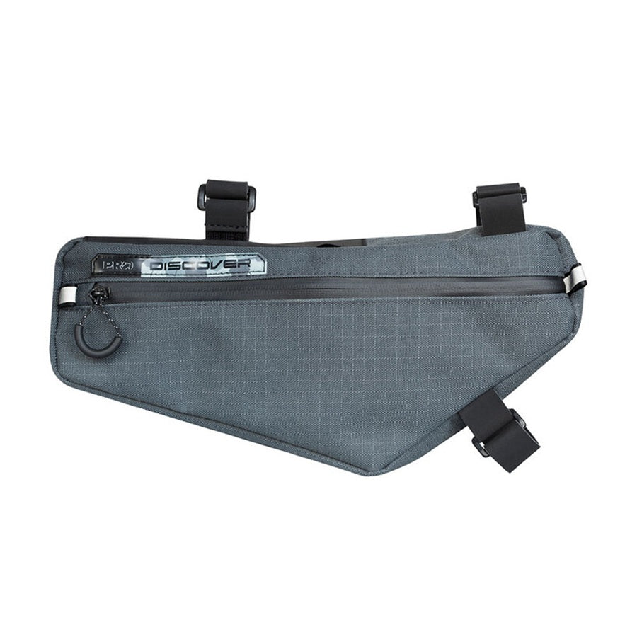 PRO Discover gravel frame bag shown in grey.