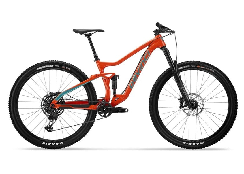 Devinci Django A29 GX 12s full suspension mountain bike with red frame