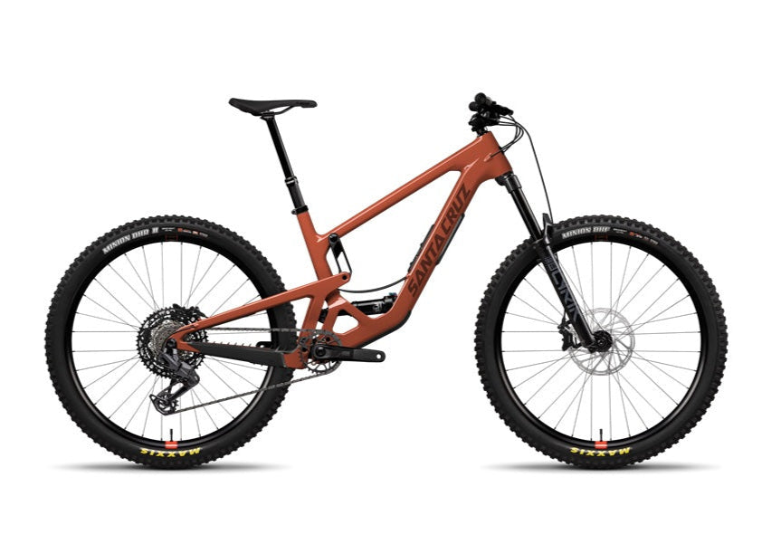 Santa Cruz Hightower 70 shown in Gloss Brick Red.