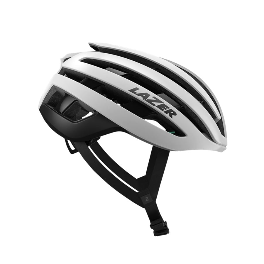 Lazer Z1 KinetiCore Helmet shown in White.
