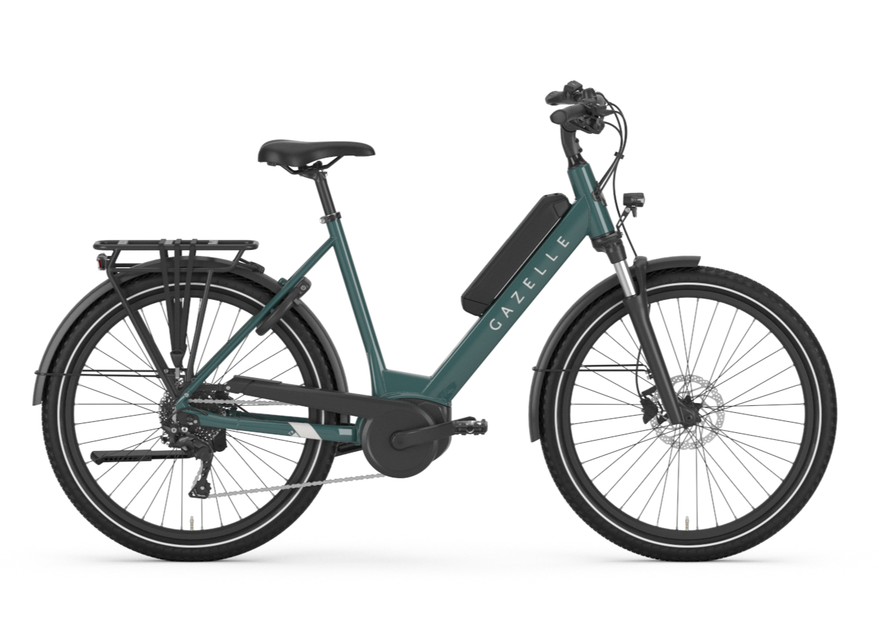Gazelle Medeo t9-city shown in Khaki
