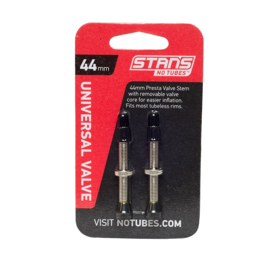 Universal Aluminum 44mm Tubeless Presta Valve (pair)