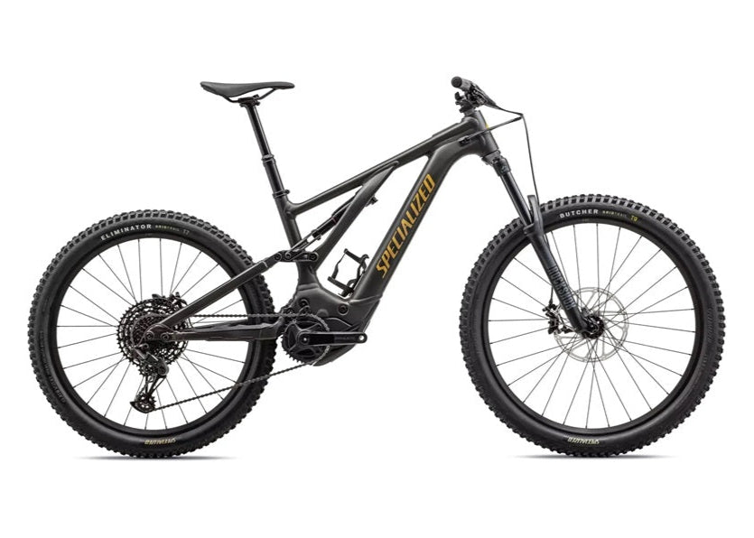 Specialized levo ebike shown in moss gold