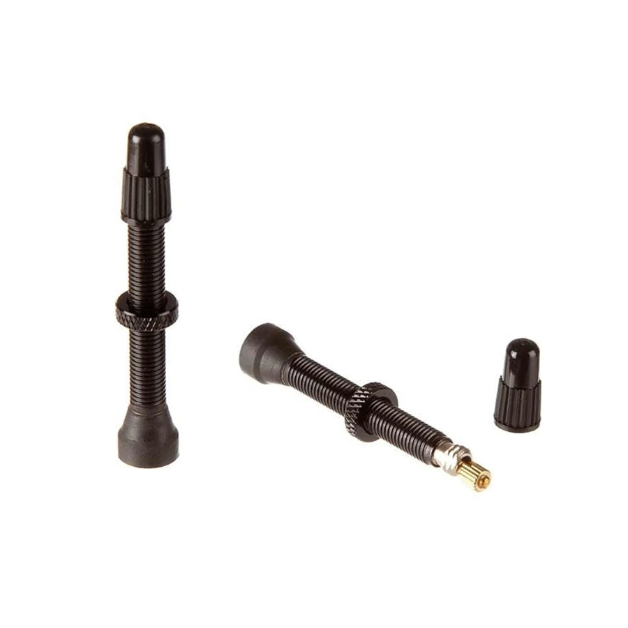 Universal Aluminum 44mm Tubeless Presta Valve (pair)