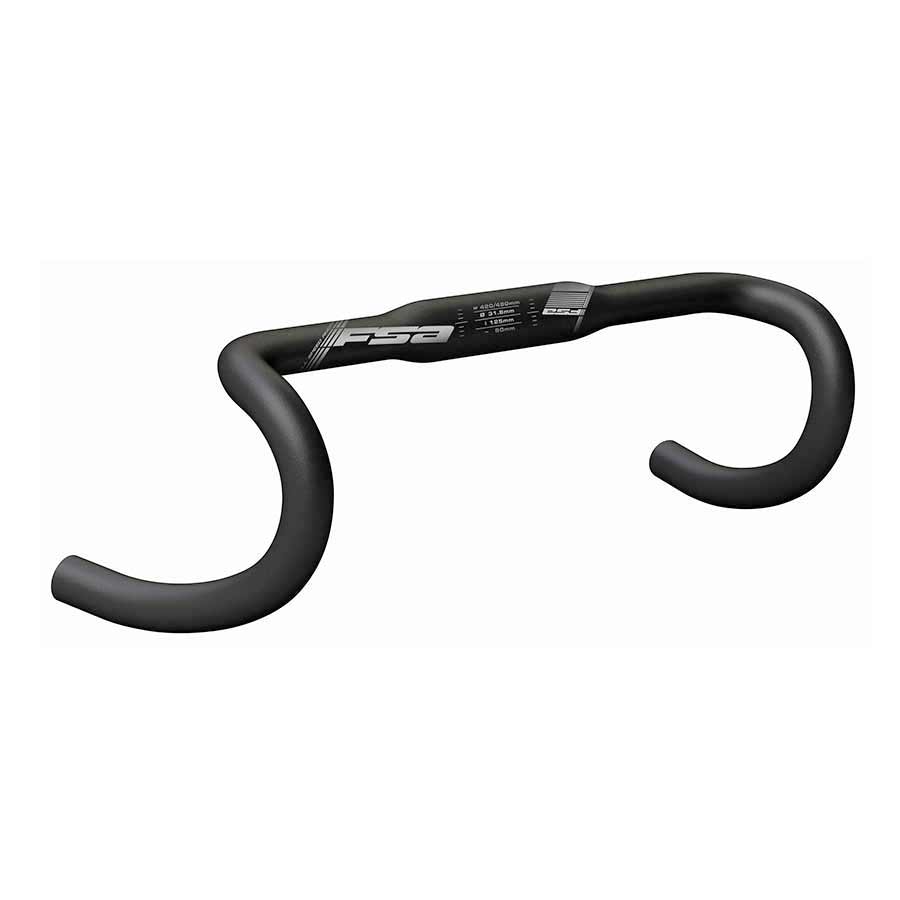 FSA, Adventure, Road handlebar, Clamp: 31.8mm, Drop: 125mm, Reach: 80mm, W:460mm