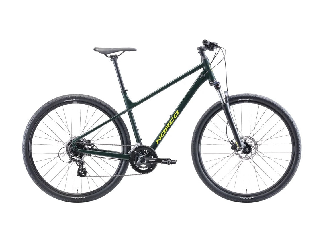 Norco XFR 2 shown in green and yellow