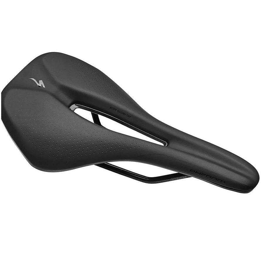 Specialized Phenom Comp Saddle for mountain and road bikes shown in black