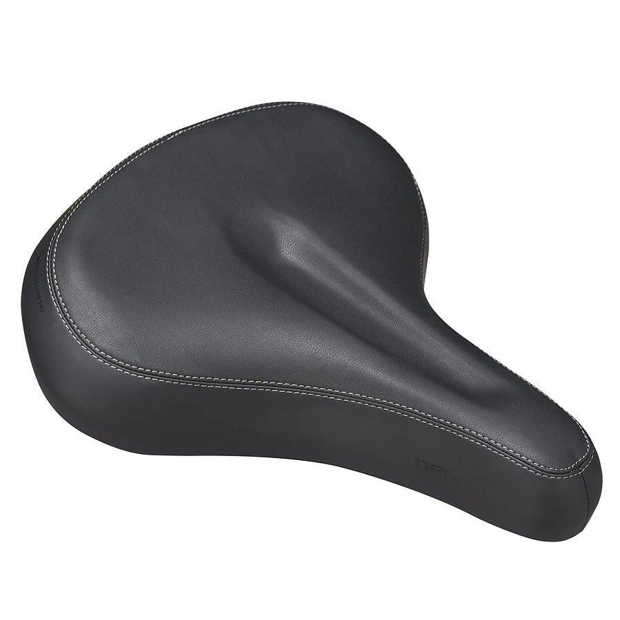 Specialized The Cup Gel Saddle shown in Black. Perfect for your cruiser or urban commuter.