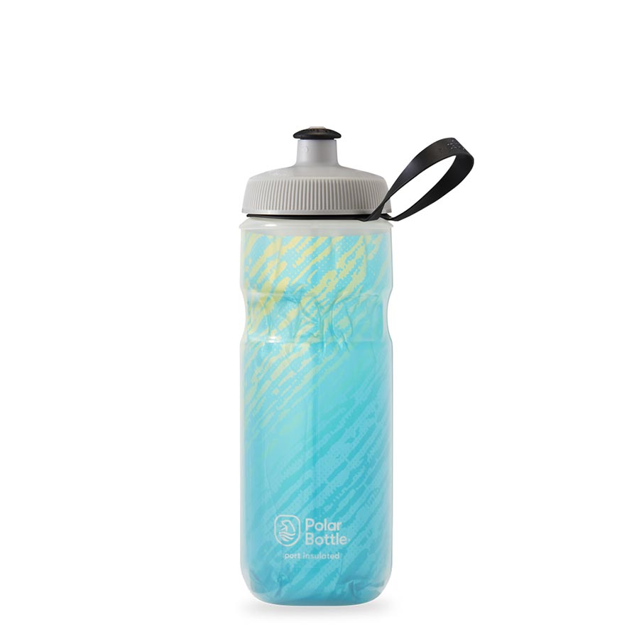 Polar Bottle, Sport Insulated 20oz, Water Bottle, 591ml / 20oz, Blue/Yellow