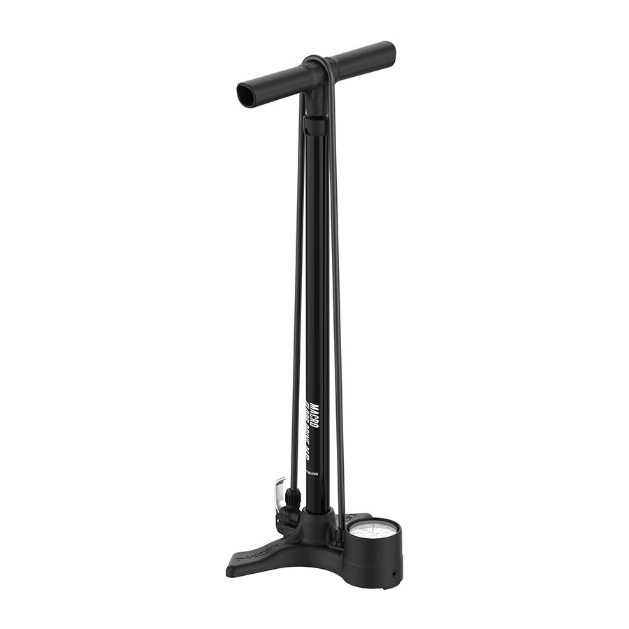 Lezyne, Macro Floor Drive, Floor Pump, Dual Valve Head, 220psi, Black