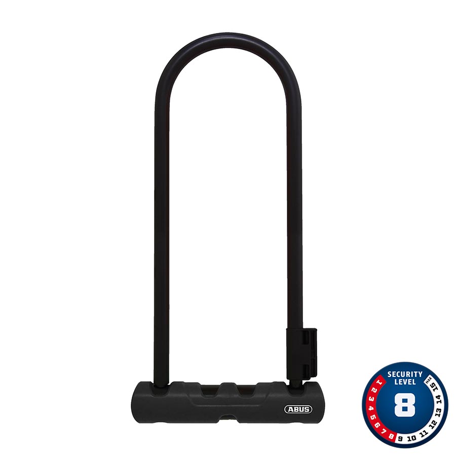 Abus, Ultra 410, U-Lock, Key, 12mm, 17.0cm x 23.0cm, 6.7'' x 9'', SH34, Black