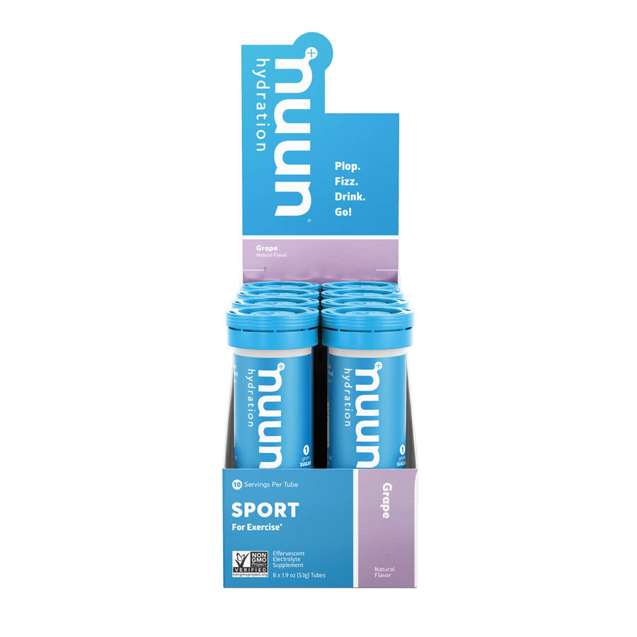Nuun, Sport, Drink Mix, Grape, Box of 8, 10 servings