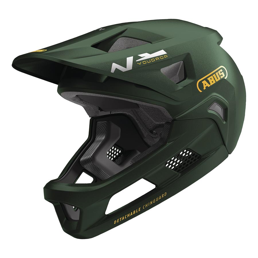 Abus, YouDrop FF, Mountain Helmet, Velvet Black, S, 48 - 55cm