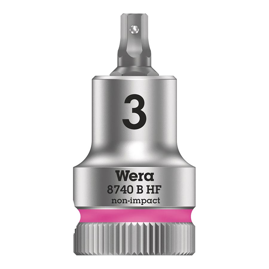 Wera, 8740B HF Zyklop, 3/8'' Drive, Hex 3.0 x 35mm with HF