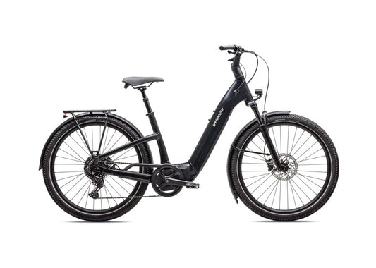 Specialized Turbo Como 4.0 shown in Gloss Cast Black / Satin Silver Reflective