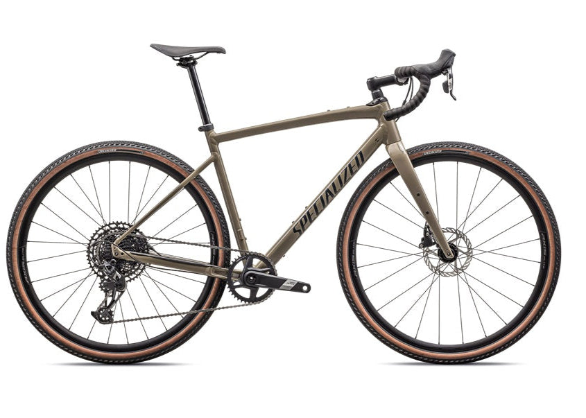 Specialized Diverge E5 Comp in Gloss Taupe / Slate.