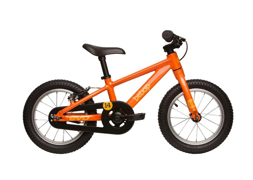 Evo Bebop Kids Bike shown in orange