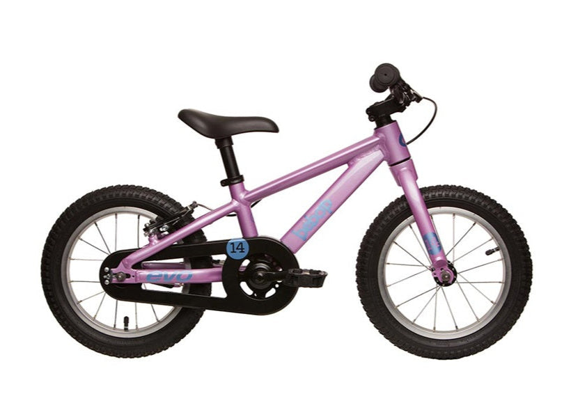 Evo Bebop Kids bike shown in pink