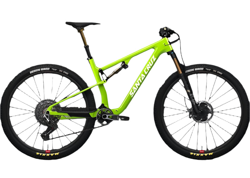 Santa Cruz Blur C29 GX AXS  shown in Gloss Spring Green