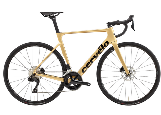 cervelo soloist  carbon road bike in gold