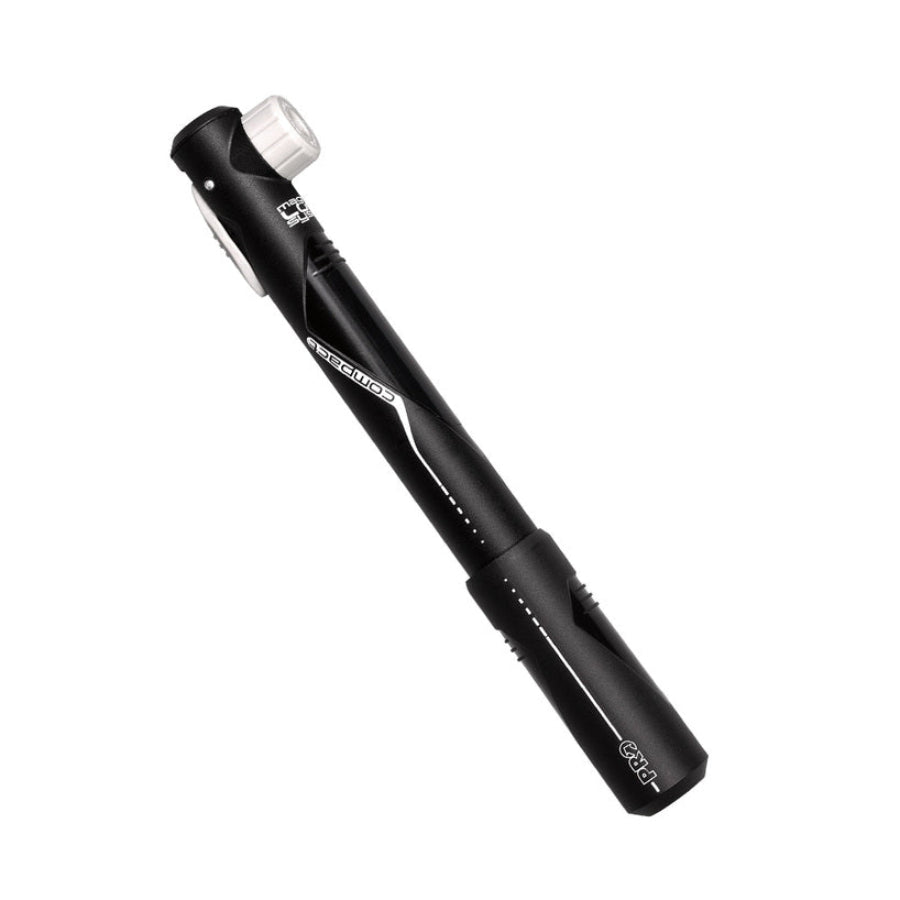 Pro compact mini magnet bicycle pump in black