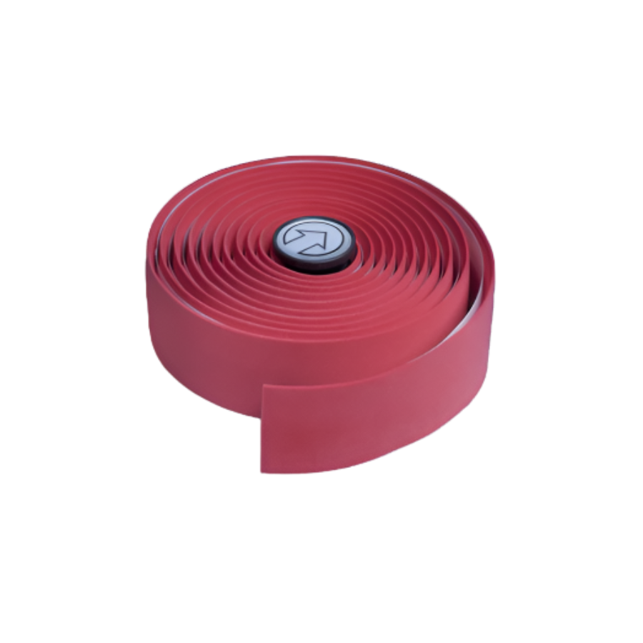 PRO Sport Control 2.5 EVA Smart Silicone Bar Tape and Plugs red