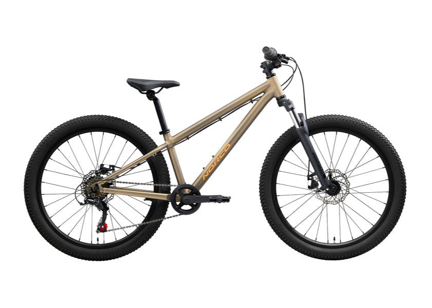 Norco STORM 24 shown in Nanaimo Bar Brown.
